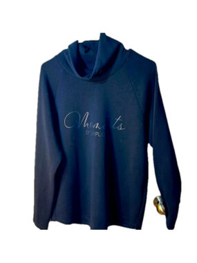 soya concept navy cowl neck pull over sweater Size large